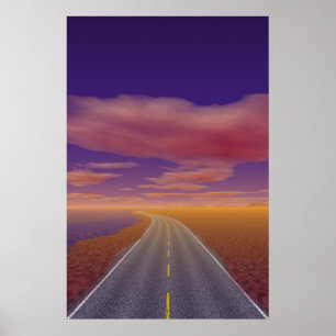 Affiches OnTheRoadAgain - Camion solitaire