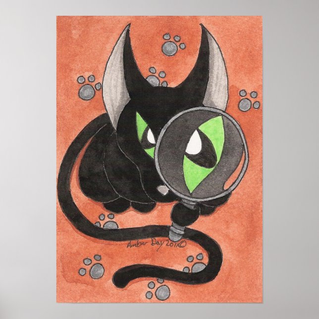 Affiches Onyx cat "Quelque chose est à pied" (Devant)