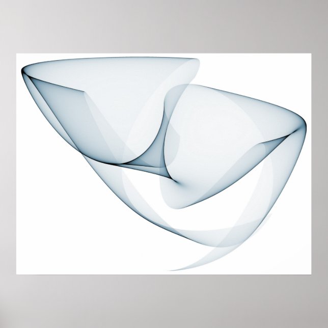 Affiches Op Art Sine Curies Sept Bue Léger (Devant)