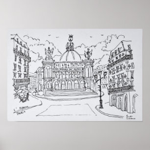 Affiches Opéra de Paris Palais Garnier Paris, France