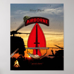 Affiches Opérations spéciales de l'USASOC lrrps lrrp recon