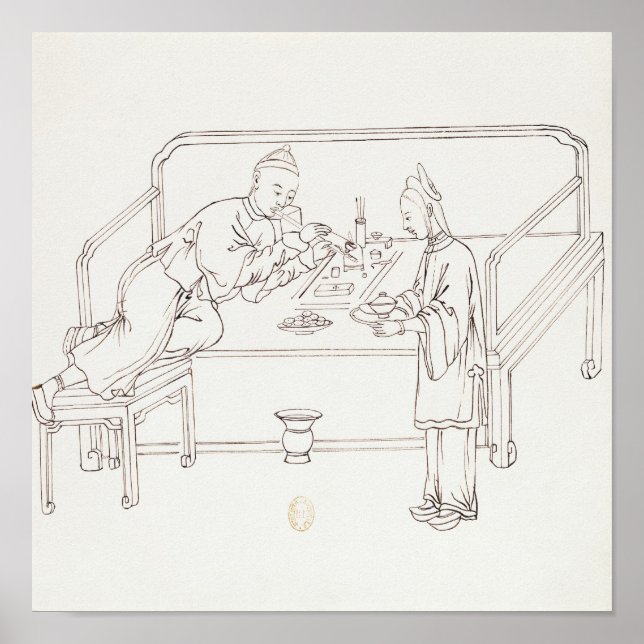 Affiches Opium fumant (Devant)