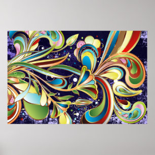 Affiches Options d'impression Art 64 Abstrait