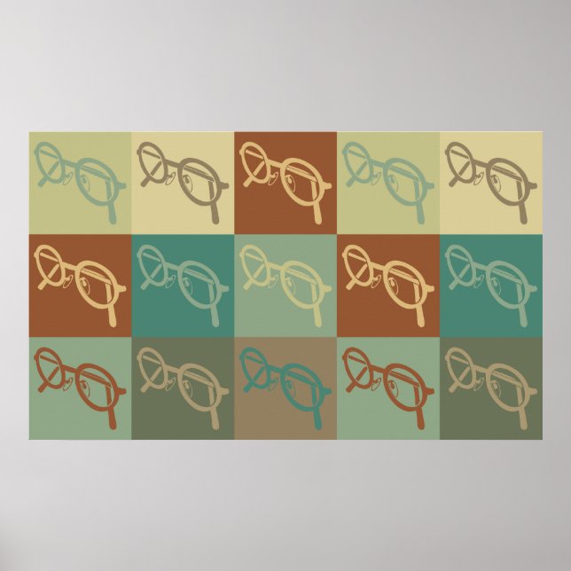 Affiches Optique Pop Art (Devant)