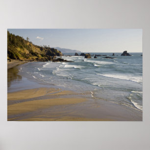 Affiches OR, côte de l'Oregon, Ecola State Park, Indien