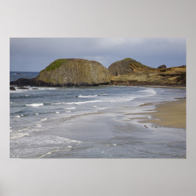 Affiches OR, côte de l'Oregon, Seal Rock State Park, (Devant)