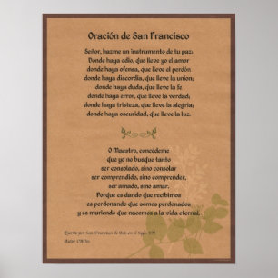 Affiches Orancion de San Francisco