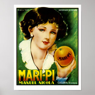 Affiches Oranges de Mari Pi