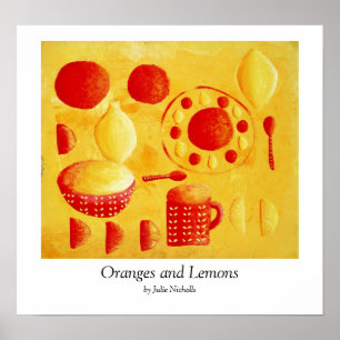 Affiches Oranges et citrons