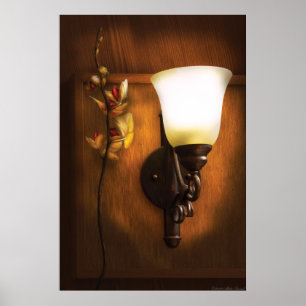 Affiches Orchidée - Par une lampe proche
