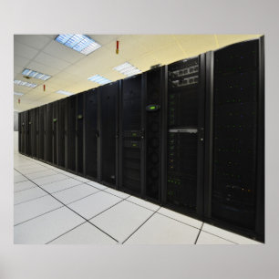 Affiches ordinateurs du datacenter