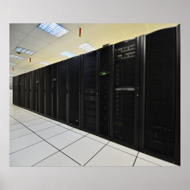 Affiches ordinateurs du datacenter (Devant)