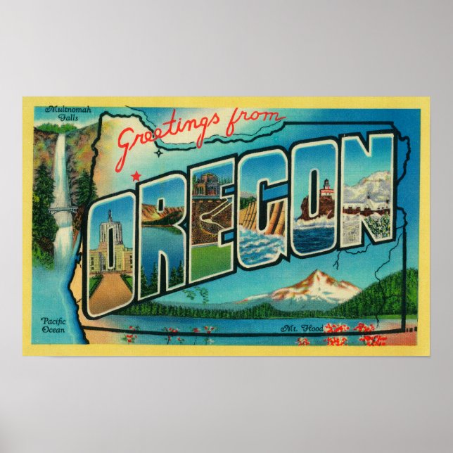 Affiches OregonGrandes lettres Scènes 3 (Devant)