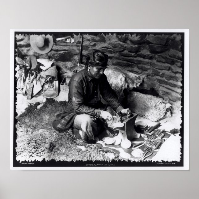 Affiches Orfèvrerie au travail, vers 1914 (Devant)