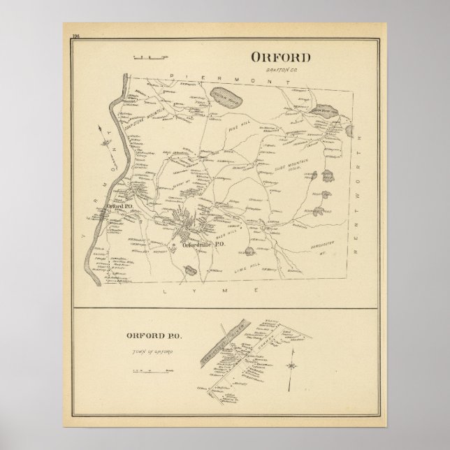Affiches Orford, Grafton Co (Devant)