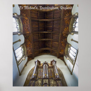 Affiches Orgue à tuyaux de l'église de Framlingham, Royaume