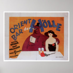 Affiches Orient Bar Restauration Vintage Art