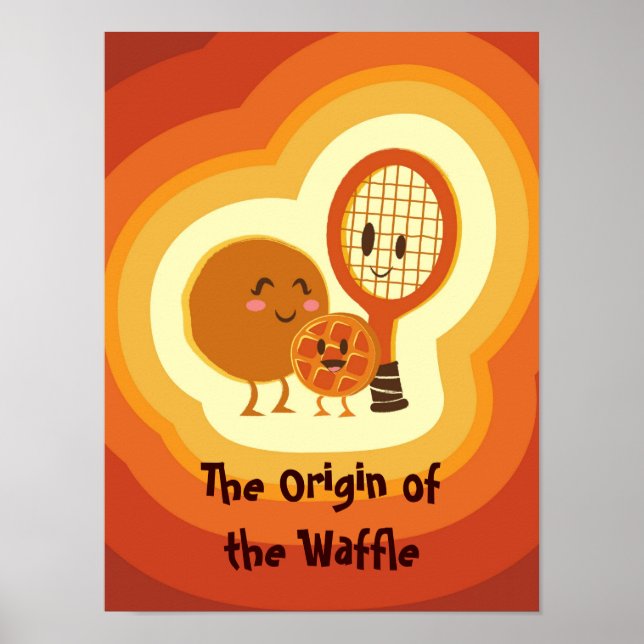 Affiches Origine de la gaufre (Devant)