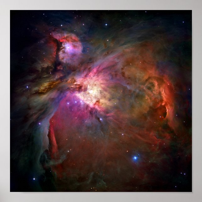 Affiches Orion Nebula (télescope Hubble) (Devant)