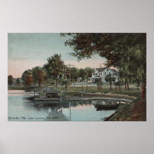 Affiches Orlando, Floride - Vue d'une anse au lac