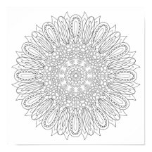 OrnaMENTAL #0025 Sunflower Delight Color Your own