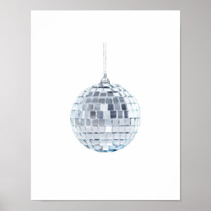Affiches Ornement de boule de miroir