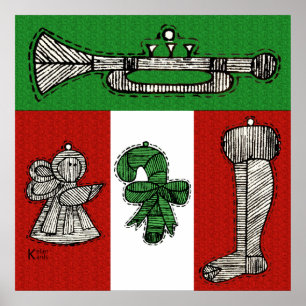 Affiches Ornements vintages