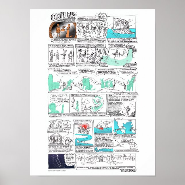 Affiches Orphée - bande de greekmythcomix (Devant)