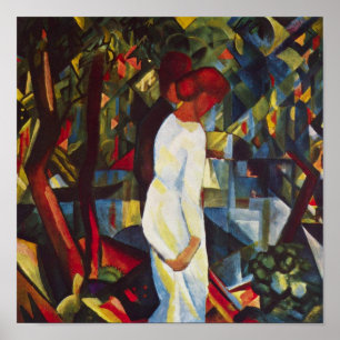 Affiches Orphisme vintage, Couple in the Woods par Macke