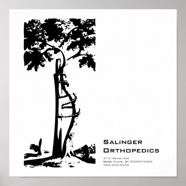 Affiches Orthopédique Crooked Tree (Devant)