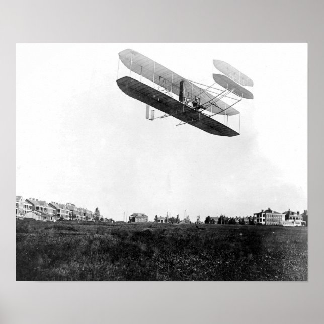Affiches Orville Wright à Fort Myer, le 9 septembre 1908 (Devant)