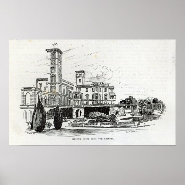 Affiches Osborne House from the Grounds (Devant)