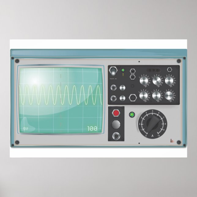 Affiches Oscilloscope (Devant)