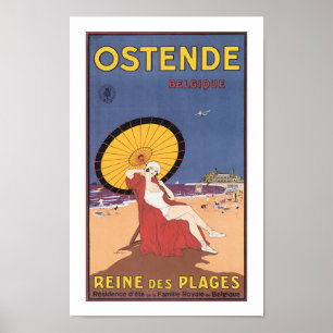 Affiches Ostende : Reine des Plages