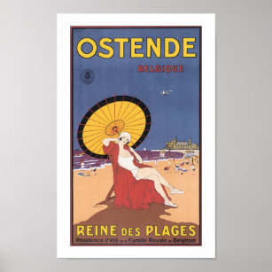 Affiches Ostende : Reine des Plages