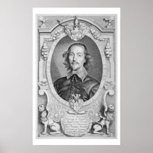 Affiches Otto von Guericke (1602-86) de 'Portraits des Ho