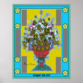 AFFICHES "OUBLIE-MOI PAS" URN GICLEE IMPRIMER