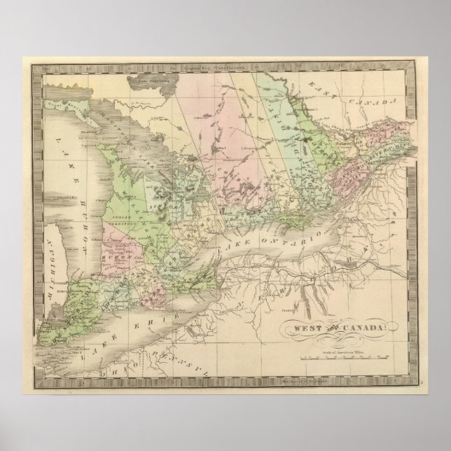 Affiches Ouest du Canada (Devant)