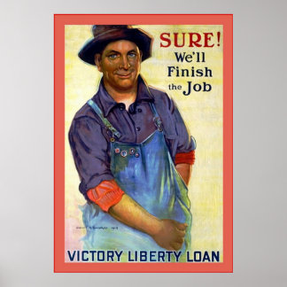 Affiches Oui !~Vintage Première Guerre mondiale