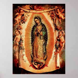 Affiches OuOur Lady of Guadalupe and the Angels