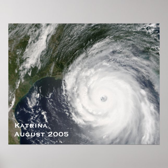Affiches ouragan Katrina, août 2005 (Devant)