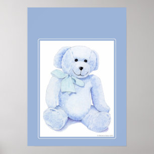 Affiches Ours bleu Teddy