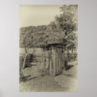 Affiches Outhouse Smoky Mountain
