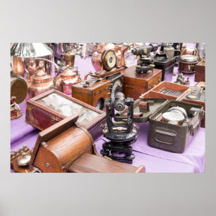 Affiches Outils de navigation maritime antique