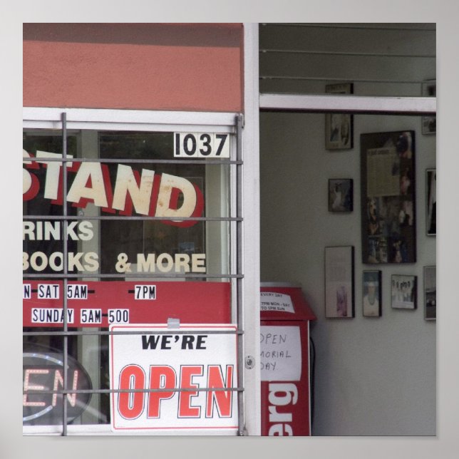 Affiches Ouvrir (Devant)