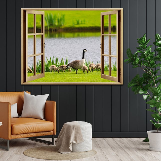 Affiches Ouvrir la fenêtre Mama Goose (Créateur téléchargé)