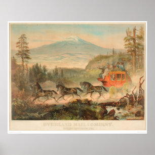 Affiches Overland Mail Company (1268A)