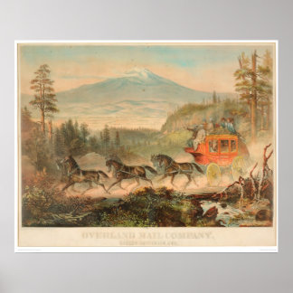 Affiches Overland Mail Company (1268A)
