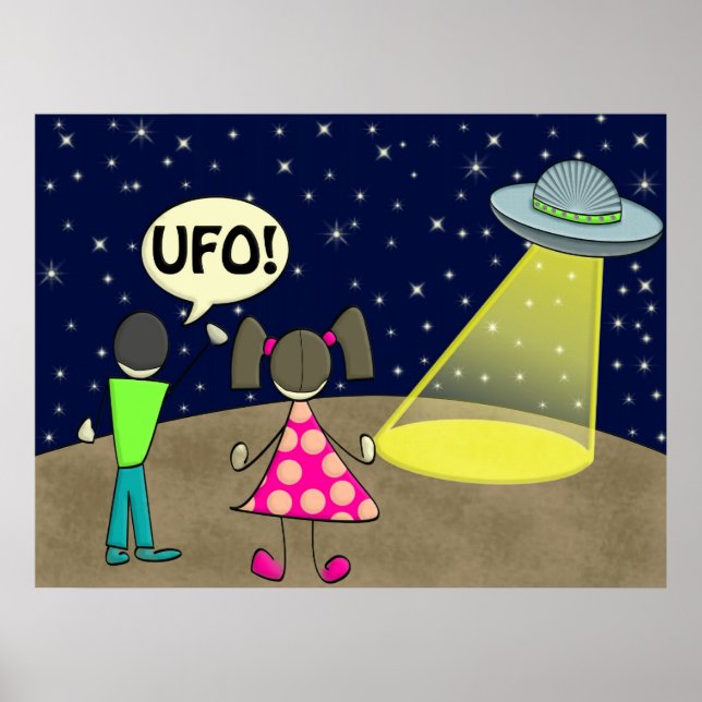 Affiches ovni (Devant)