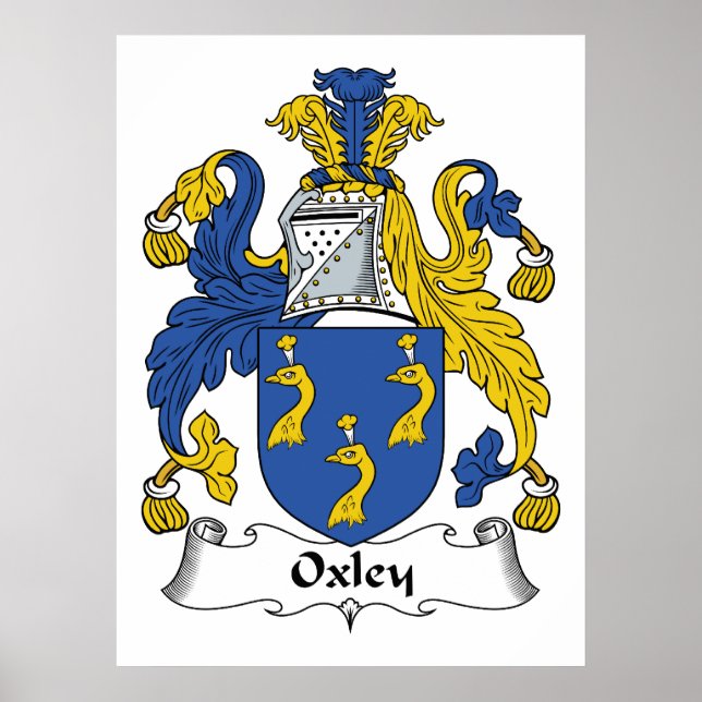 Affiches Oxley Family Crest (Devant)